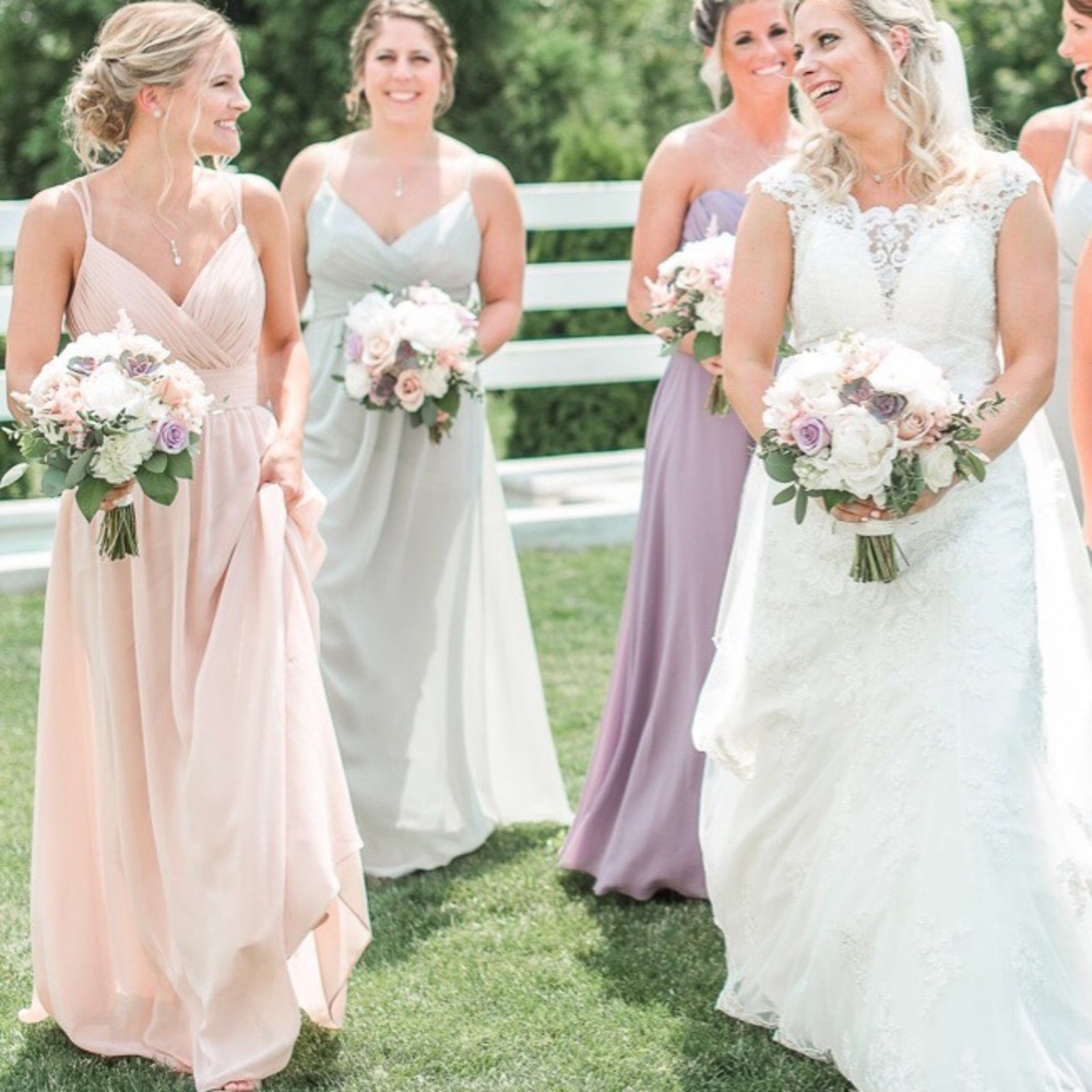 Blush Bridesmaids dress
